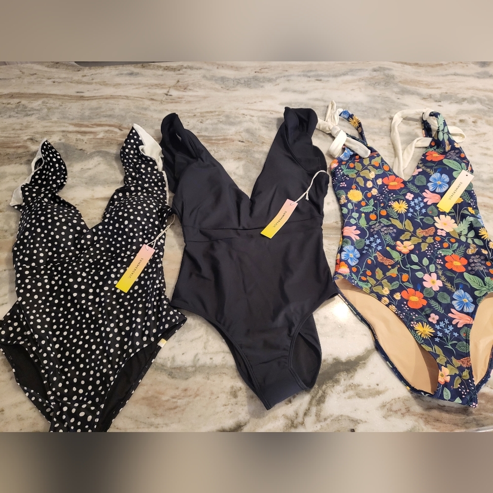 Sumersalt One Piece Bathing Suits. Size 4